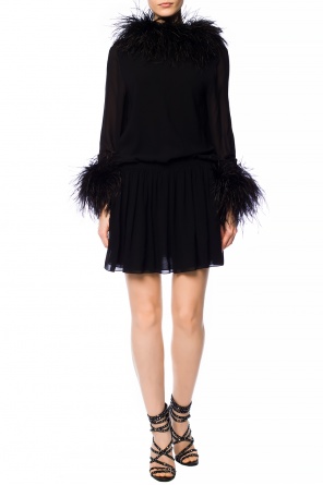 Dress with ostrich feathers, zdjęcie 2 Dress with ostrich feathers od Saint Laurent